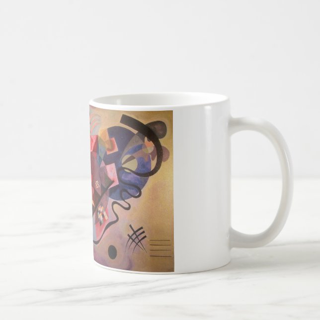 Gelbrot Kaffeetasse (Rechts)