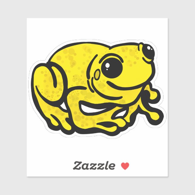 Gelbschleppkissen Aufkleber (Blatt)