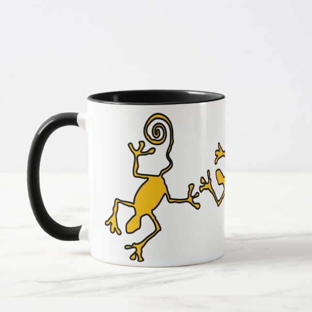 Gelbschwanzringer Keramik Tasse (Links)