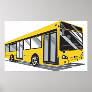 Gelbstädter Bus Poster