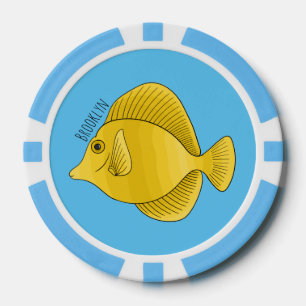 Gelbtang-Cartoon Pokerchips
