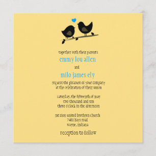 Gelbvogeleintrag Einladung