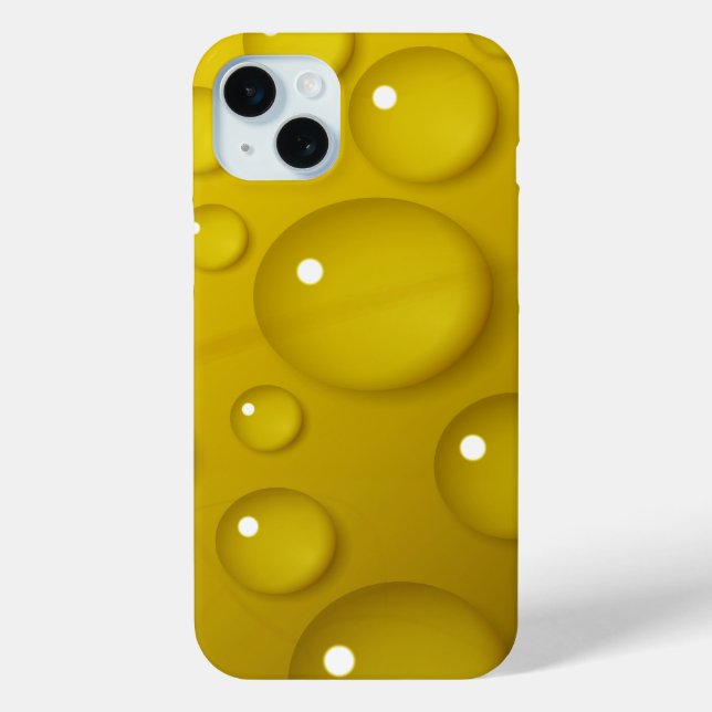 Gelbwassertropfen Hintergrund Case-Mate iPhone Hülle (Rückseite)