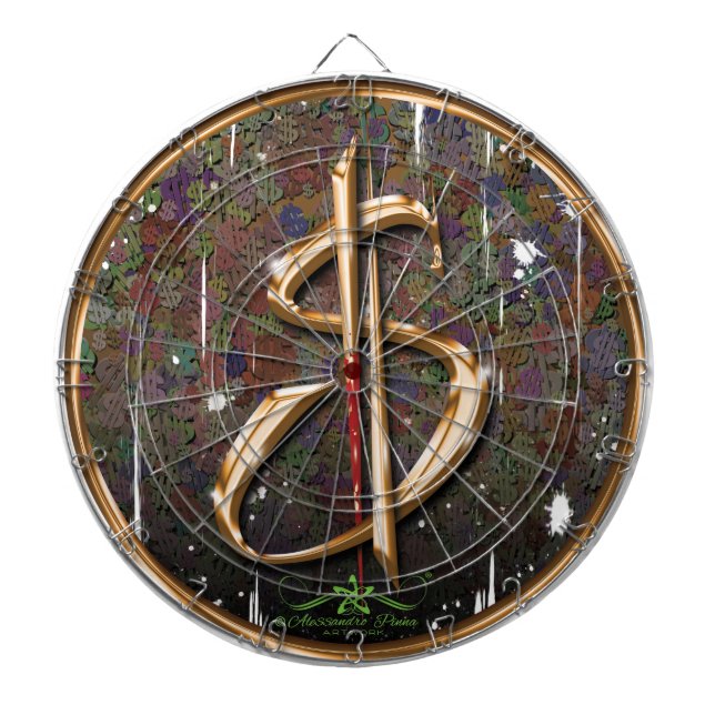 GELD DARTSCHEIBE (vorne)