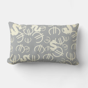 Geld Euro Dollar Muster Kissenhülle Kissen