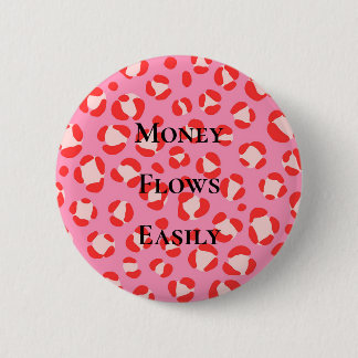 Geld fließt leicht Geld-Affirmation Manifestation Button