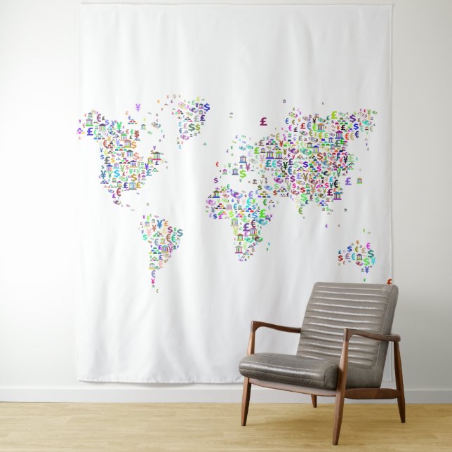 Geld-Geld-Tapestry Wandteppich (Beispiel)