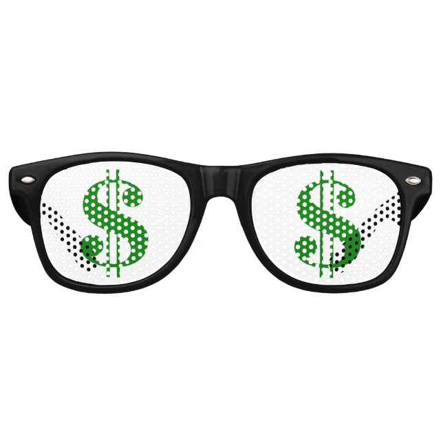 Geld HungryAdult Retro Party Shades! Partybrille (Vorderseite)