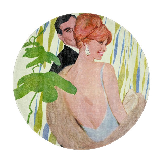 Geld im Kopf Schneidebrett (Vorderseite)