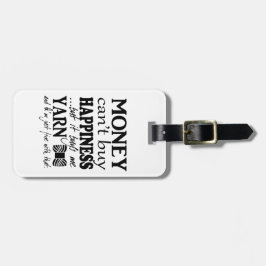 Geld kann kein glückliches Handwerk/Garnreise kauf Gepäckanhänger