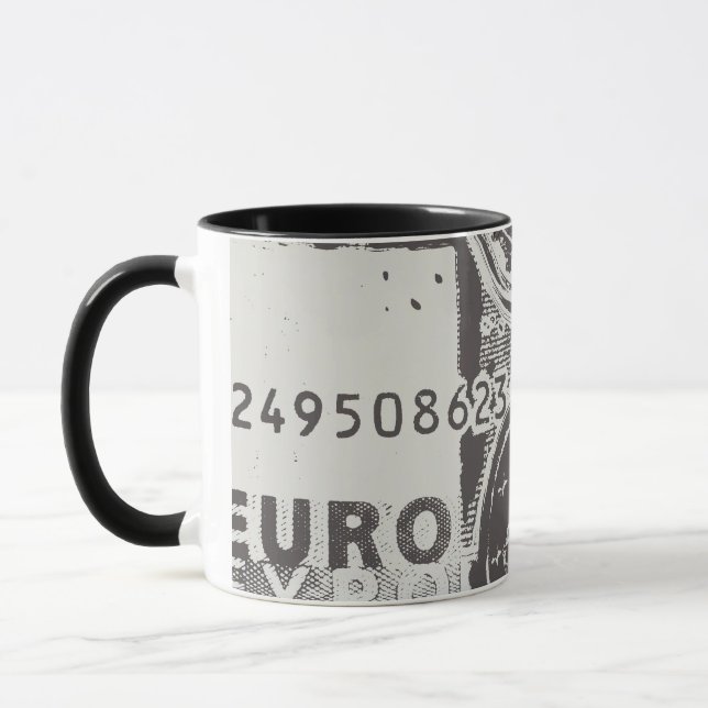 Geld lässt die Welt umgehen Tasse (Links)