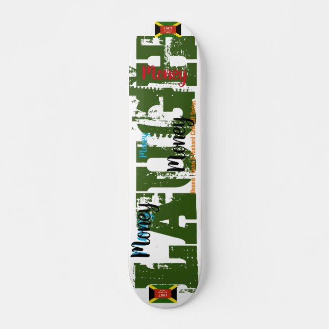 GELD LAUGH JMT 7 3/4" Skateboard Deck (Vorne)