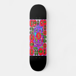 Geld Logo Schwarz Skateboard