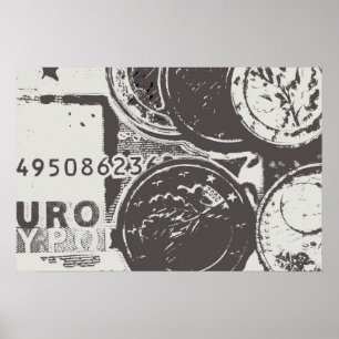 Geld macht die Welt rund Poster