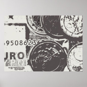 Geld macht die Welt rund Poster