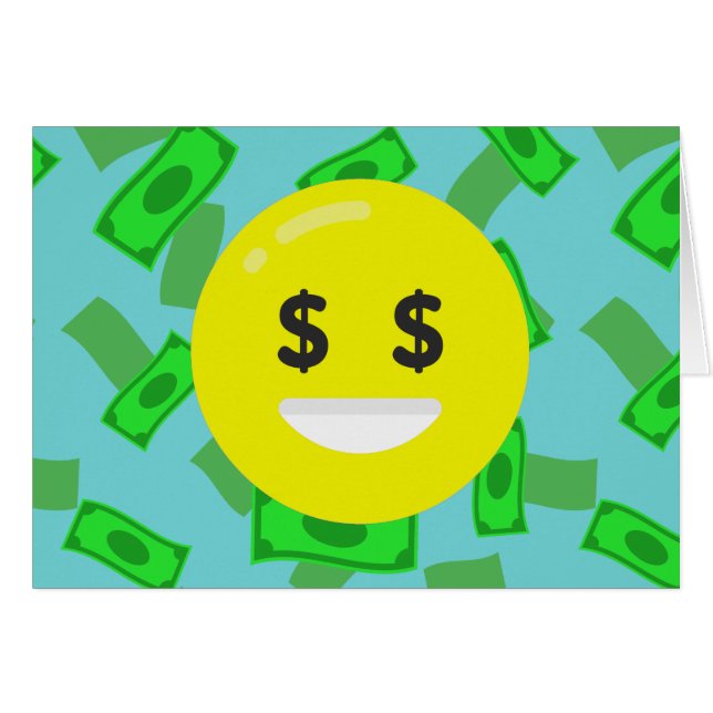 Geld mit Augen Emoji (Vorderseite (Horizontal))