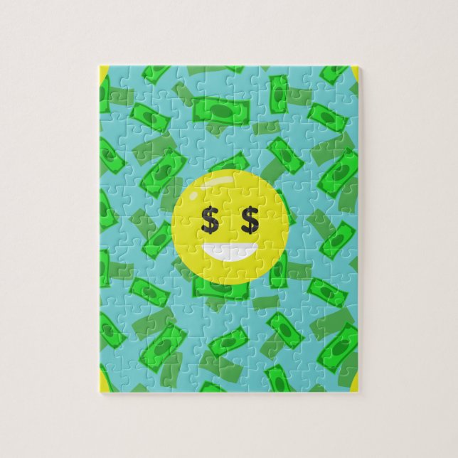 Geld mit Augen Emoji Puzzle (Vertikal)