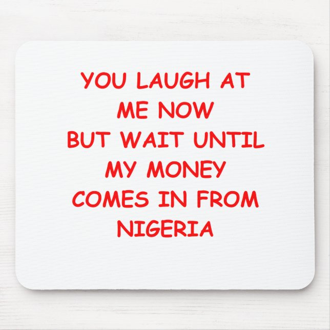 Geld Mousepad (Vorne)