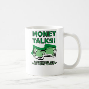Geld redet lustig Becher Tasse