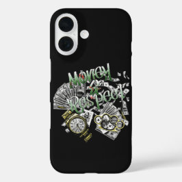 Geld & Respekt - Städtische Streetwear Design iPhone 16 Hülle