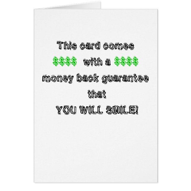 Geld-Rückseiten-Garantie (Vorne)