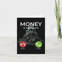 Geld ruft mich auf, Anrufgeldstapel zu bekommen.