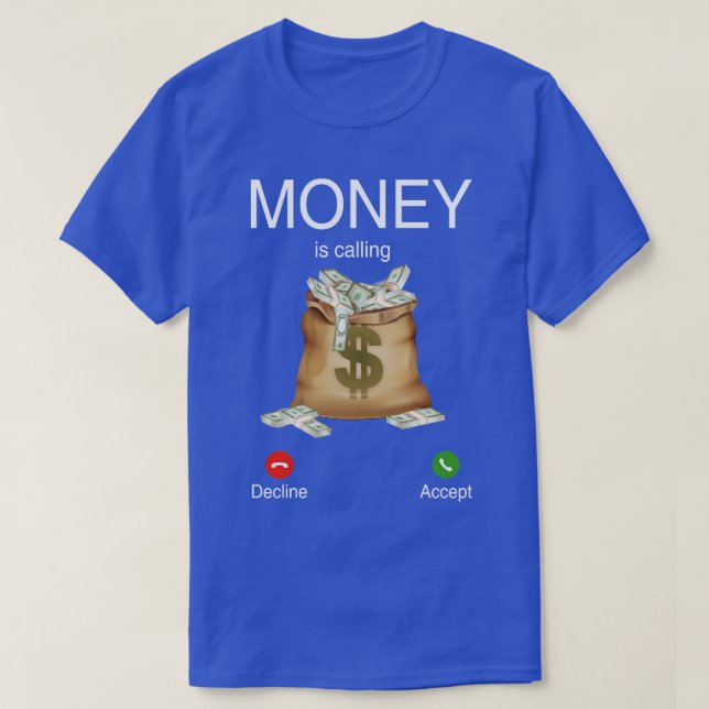 Geld ruft T-Shirt (Design vorne)