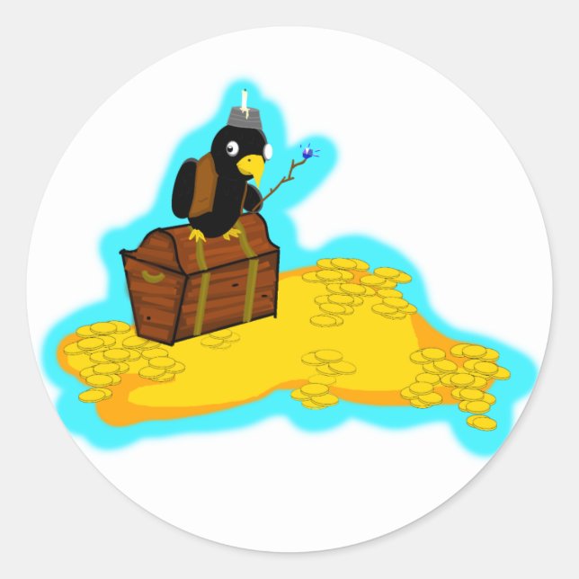 Geld Runder Aufkleber (Vorderseite)