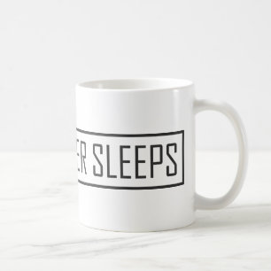 Geld schläft nie tasse