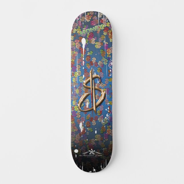 GELD SKATEBOARD (Vorderseite)