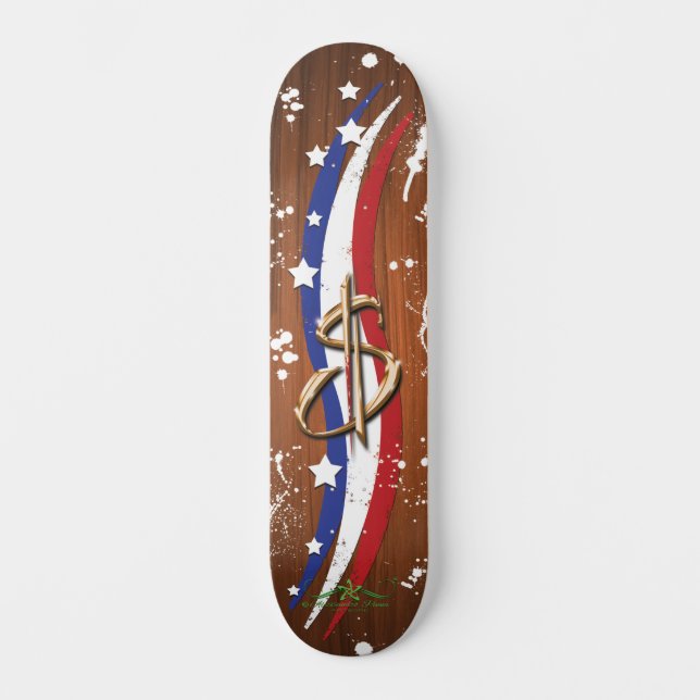 GELD SKATEBOARD (Vorderseite)