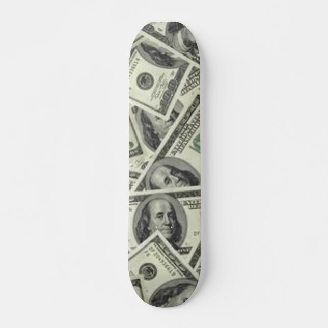 Geld Skateboard (Vorne)