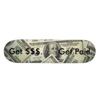Geld-Skateboard Skateboard