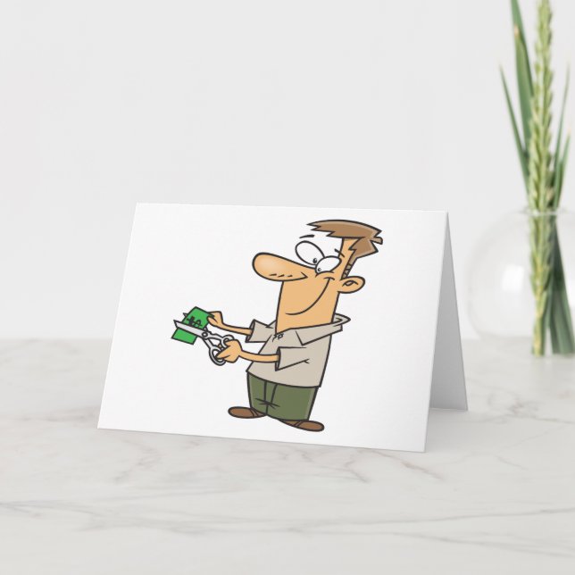 Geld sparen dankeskarte (Vorderseite)