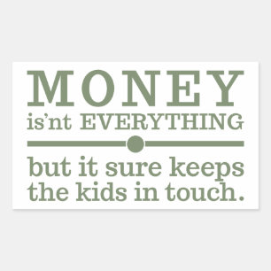 GELD-Sticker Rechteckiger Aufkleber