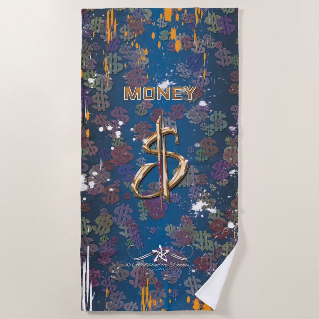 GELD STRANDTUCH (Vorderseite)