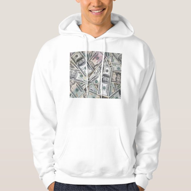 Geld-Sweatshirt Hoodie (Vorderseite)