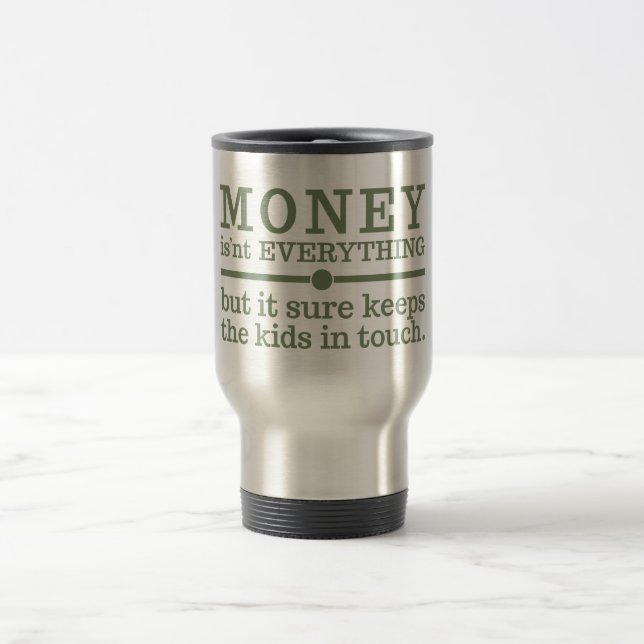 GELD-Tasse - wählen Sie Stil & Farbe Reisebecher (Mittel)