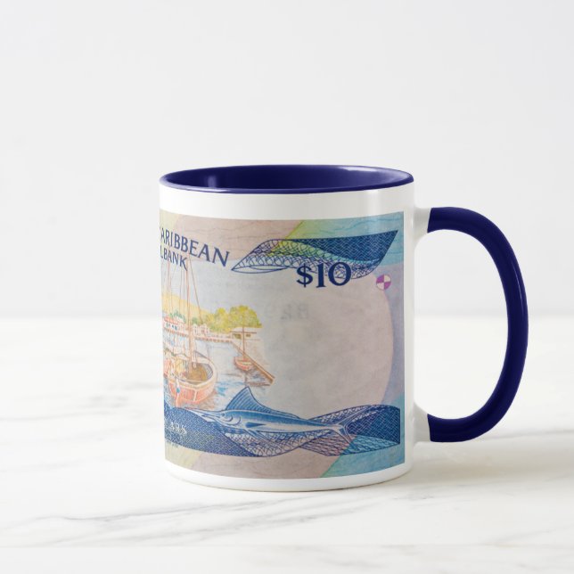 Geld-Tassen - Ostkaribische meere Tasse (Rechts)