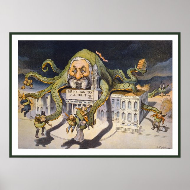 Geld und Politik Poster (Vorne)