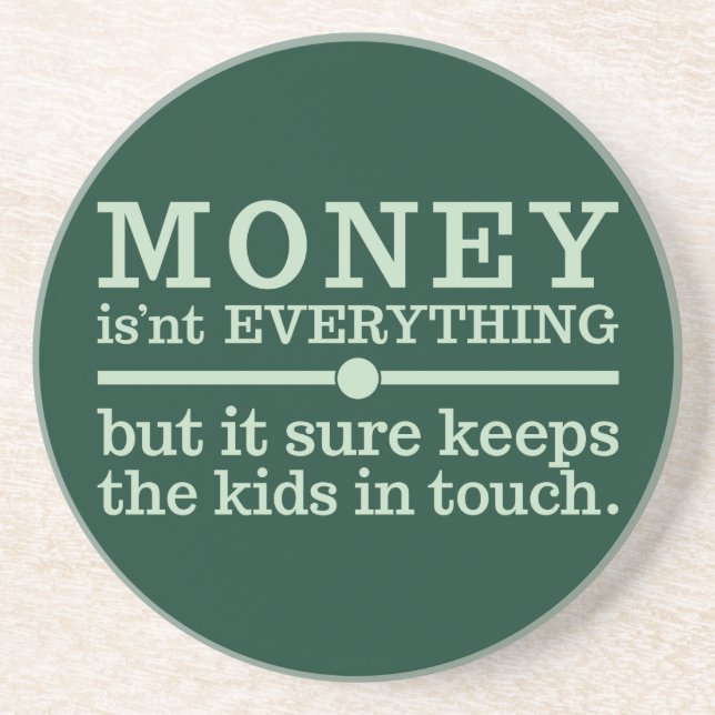 GELD-Untersetzer Sandstein Untersetzer (Vorne)