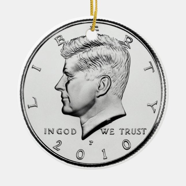 Geld-Verzierung Keramikornament (Vorne)