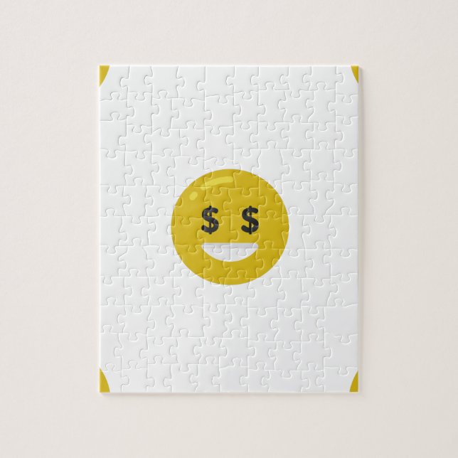 Geldauge Emoji Puzzle (Vertikal)