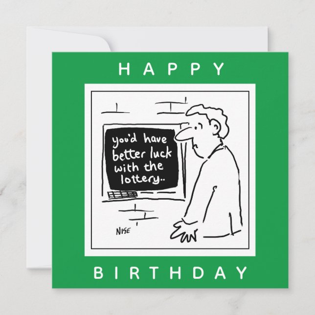 Geldautomat und Kunde am Cartoon der Bank Karte (Vorderseite)