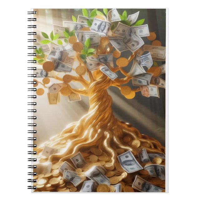 Geldbaum Notizbuch Notizblock (Vorderseite)