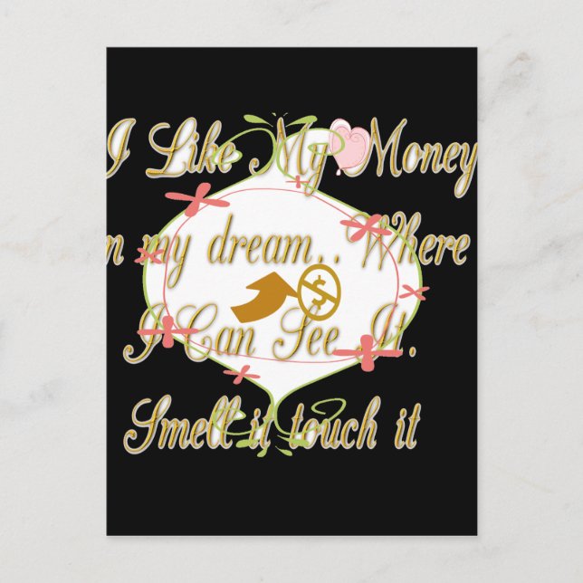 Geldbeutel Dream Design Postkarte (Vorderseite)