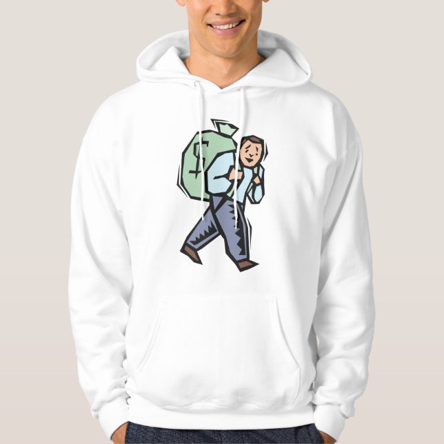 Geldbeutel Hoodie (Vorderseite)