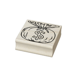 Geldbeutel Rubber-Briefmarke Gummistempel