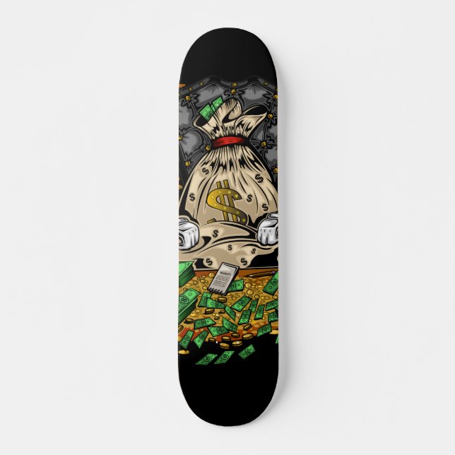 Geldbeutel Skateboard (Vorne)