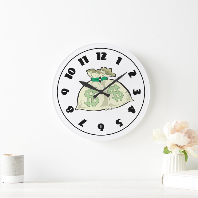 Geldbeutel-Uhr Große Wanduhr (Von Creator hochgeladen)